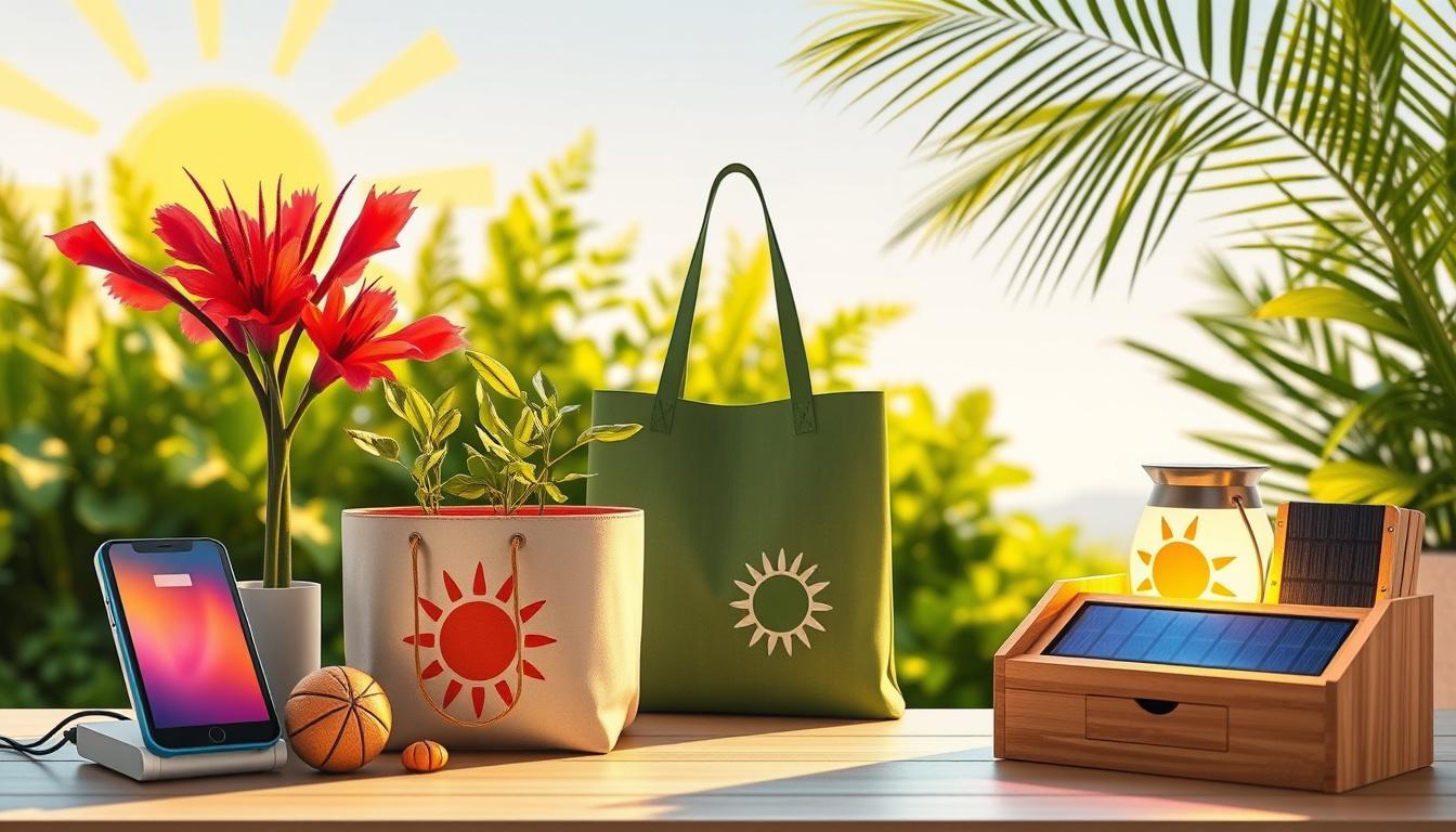 5 ideias criativas de brindes sustentáveis para empresas solares