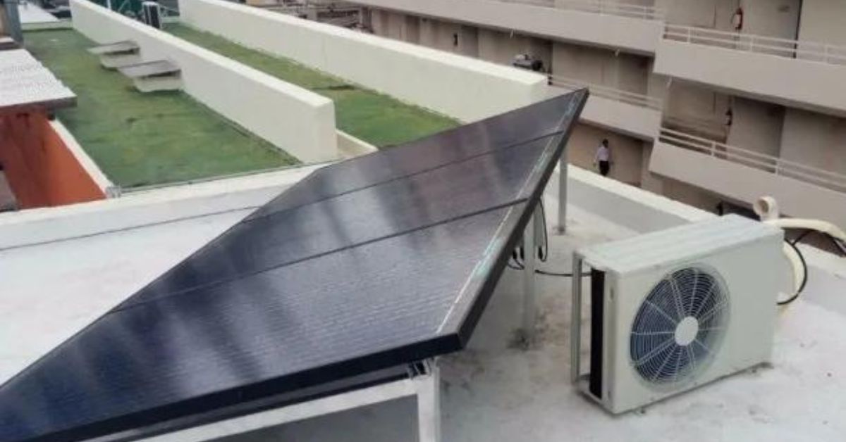 Manual de compra de ar condicionado para uso com placa solar